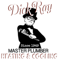 Dick Ray Master Plumber Heating and Cooling Logo