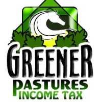 Greener Pastures Income Tax Logo
