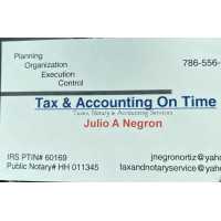 Tax and Accounting On Time Logo