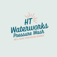 HT Waterworks Pressure Washing Logo