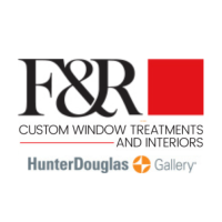 F&R Interiors Custom Window Treatments Showroom Logo