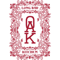 OAK Long Bar + Kitchen Logo