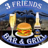 3 Friends Bar & Grill Logo