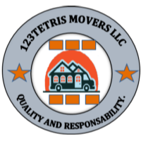 123 Tetris Movers Logo