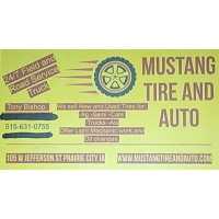 Mustang Tire and Auto Logo