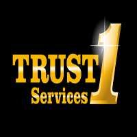 Trust 1 Services Plumbing, Heating, and Air Conditioning Logo
