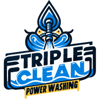 Triple Clean Power Washing Logo