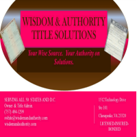 Wisdom & Authority Title Solutions LLC Logo
