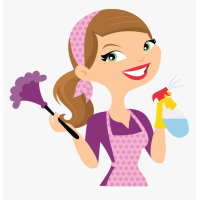 cleaning service (AMAZING-MAIDS) Logo