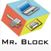 Mr Blocks Computer Repair Logo