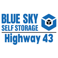 Blue Sky Self Storage - Highway 43 Logo