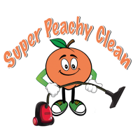 Super Peachy Clean Cleaning services Logo