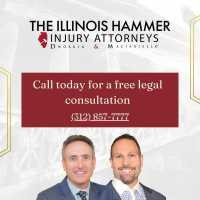The Illinois Hammer Injury Law Firm Dworkin & Maciariello Logo