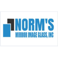 Norm's Mirror Image Glass Logo