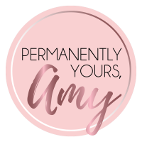Permanently Yours, Amy Logo