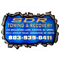 SDR Towing and Recovery Logo