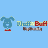 Fluff N Buff Dog Grooming Logo