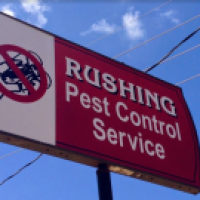 Rushing Pest Control Service Logo