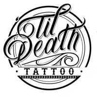 Til Death Tattoo And Piercing Parlor Logo
