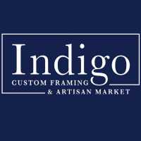 Indigo Custom Framing & Artisan Market Logo