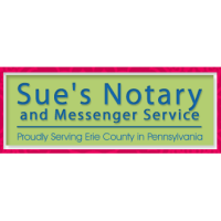 Sue's Notary & Messenger Service Logo