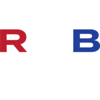 Red White & Blue HVAC and Plumbing Logo