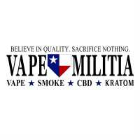 Vape Militia Katy Vape Smoke CBD Kratom Logo