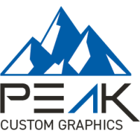 Peak Custom Graphics Logo