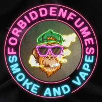 Forbidden Fumes Smoke Shop Logo
