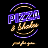 Pizza and Shakes Logo