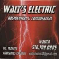 Walt's Electric License# 1025979 Logo