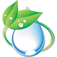 Water Damage Zone And Restoration Logo