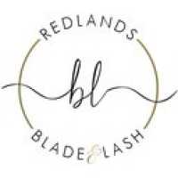 REDLANDS BLADE & LASH Logo