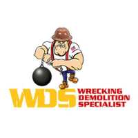 Wrecking Demolition Specialist Logo