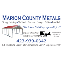 Marion County Metals and Exteriors Logo