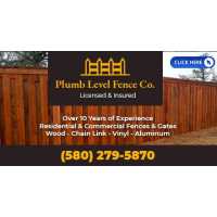 Plumb Level Fence Company Logo