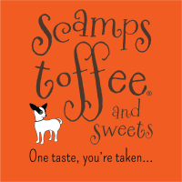 Scamps Toffee and Sweets Logo