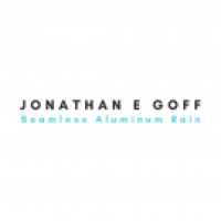 Jonathan E Goff Seamless Aluminum Rain Logo