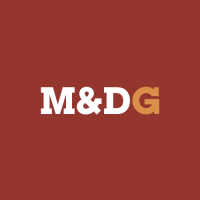 M & D Gutters Logo