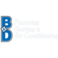B & D Plumbing, Heating & A/C Logo