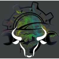 Charging Bull Auto Body Logo