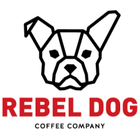 Rebel Dog Coffee Co. FARMINGTON Logo