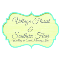 Village Florist & Southern Flair Wedding & Event Planning Logo