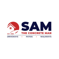 Sam The Concrete Man Charleston Logo