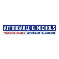 Affordable G. Nichols Paving Contractor Logo