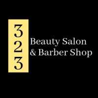 323 Beauty Salon & Barber Shop Logo