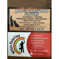 Milo's Painting and Hardwood Floors Logo