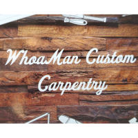 WhoaMan Custom Carpentry LLC Logo