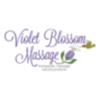 Violet Blossom Massage Logo