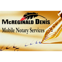 McReginald Denis Mobile Notary Logo